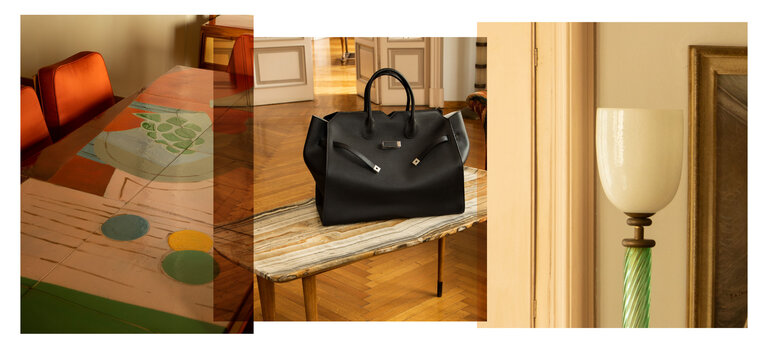 Milano Outside/Inside - Milano Large Black - Valextra