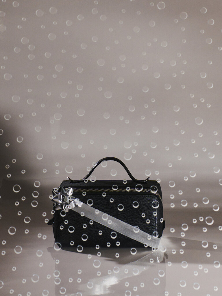 Valextra - Black leather briefcase