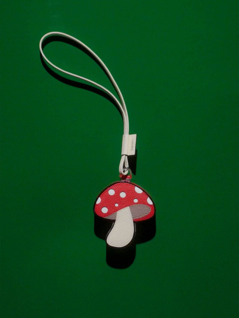 Valextra - horse leather charm