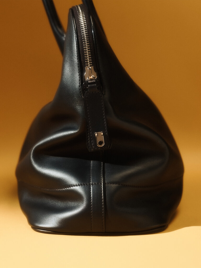 Valextra leather work bag from the Back to Work edit, designed for everyday business and commuting.