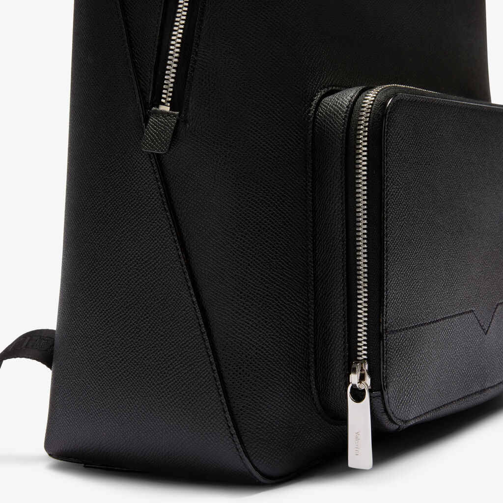 V-Line Essential Backpack -  - Vitello Millepunte Soft - Valextra - 4