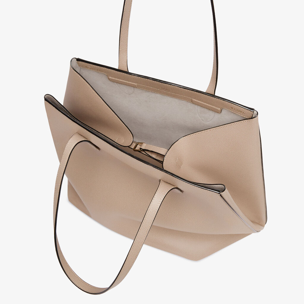 Vivi Shopping Large Bag -  - Vitello Millepunte Soft - Valextra - 8