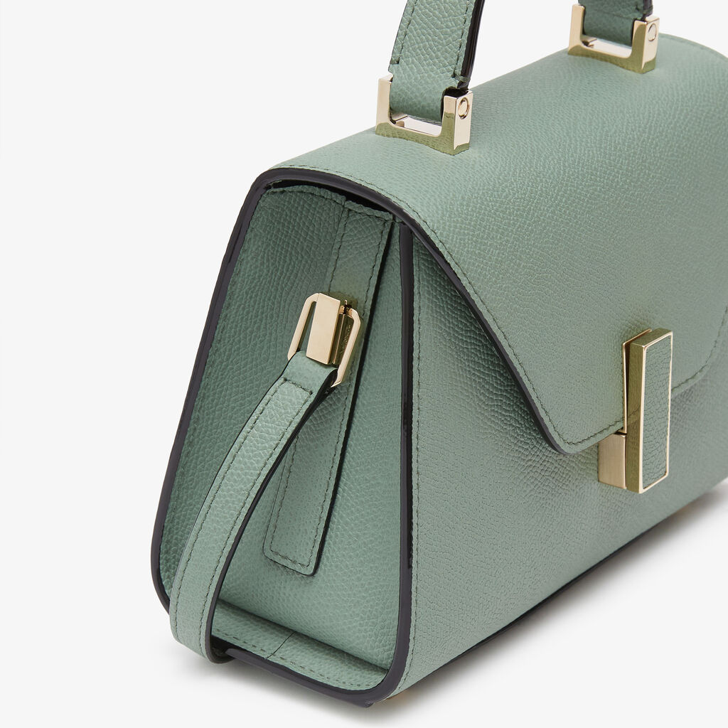 Iside Crossbody Micro bag - Eucalyptus Green - Vitello VS - Valextra - 4