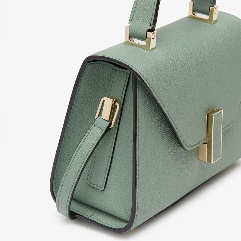 Iside Crossbody Micro bag - Eucalyptus Green - Millepunte calf leather - Valextra - 4