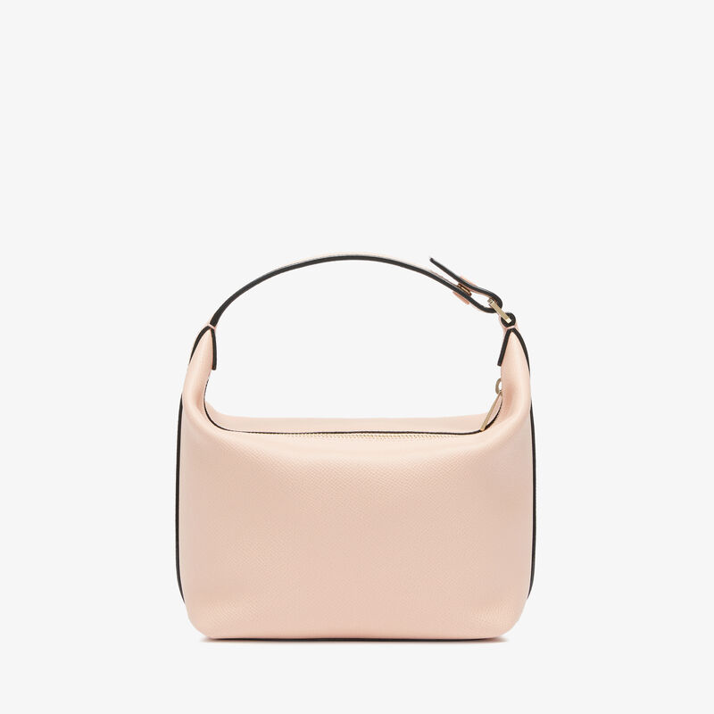 Mochi Top Handle Mini Bag - Bonne Mine Pink - Millepunte Soft calf leather - Valextra - 6