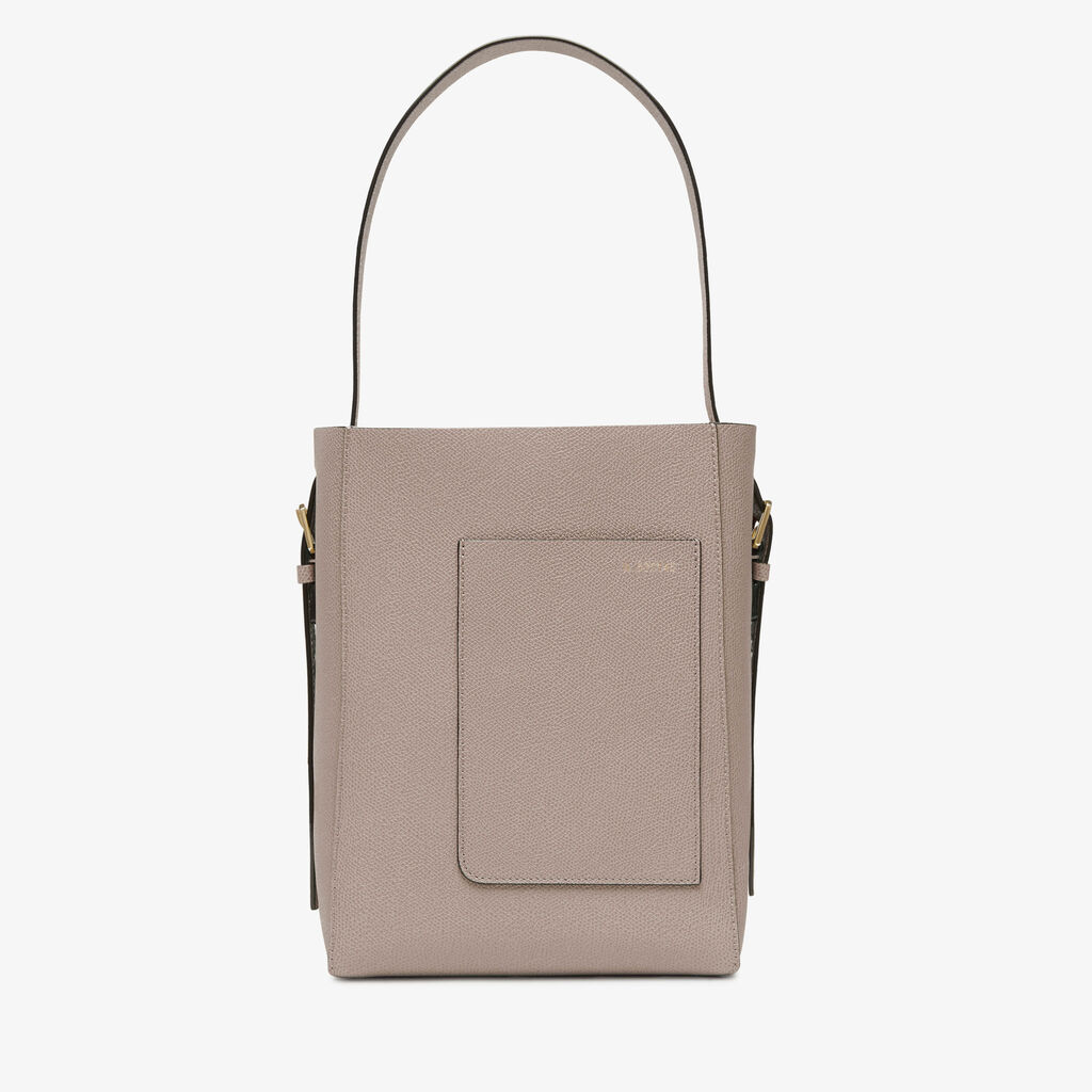 Soft Bucket Mini Bag - Nude Pink - Vitello VS - Valextra - 1