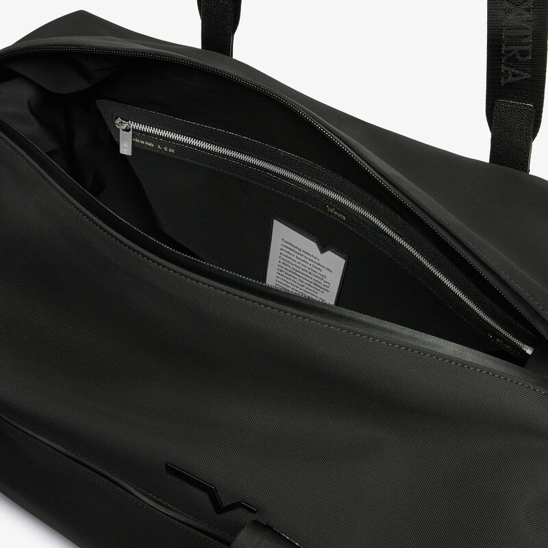 Assoluto Duffle Bag - Black - Econyl - Rigenerated nylon fiber - Valextra - 3