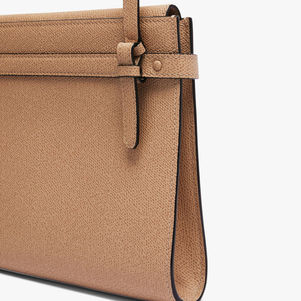 Borsa a tracolla Brera B-tracollina - Beige Cashmere - Vitello VS - Valextra - 4