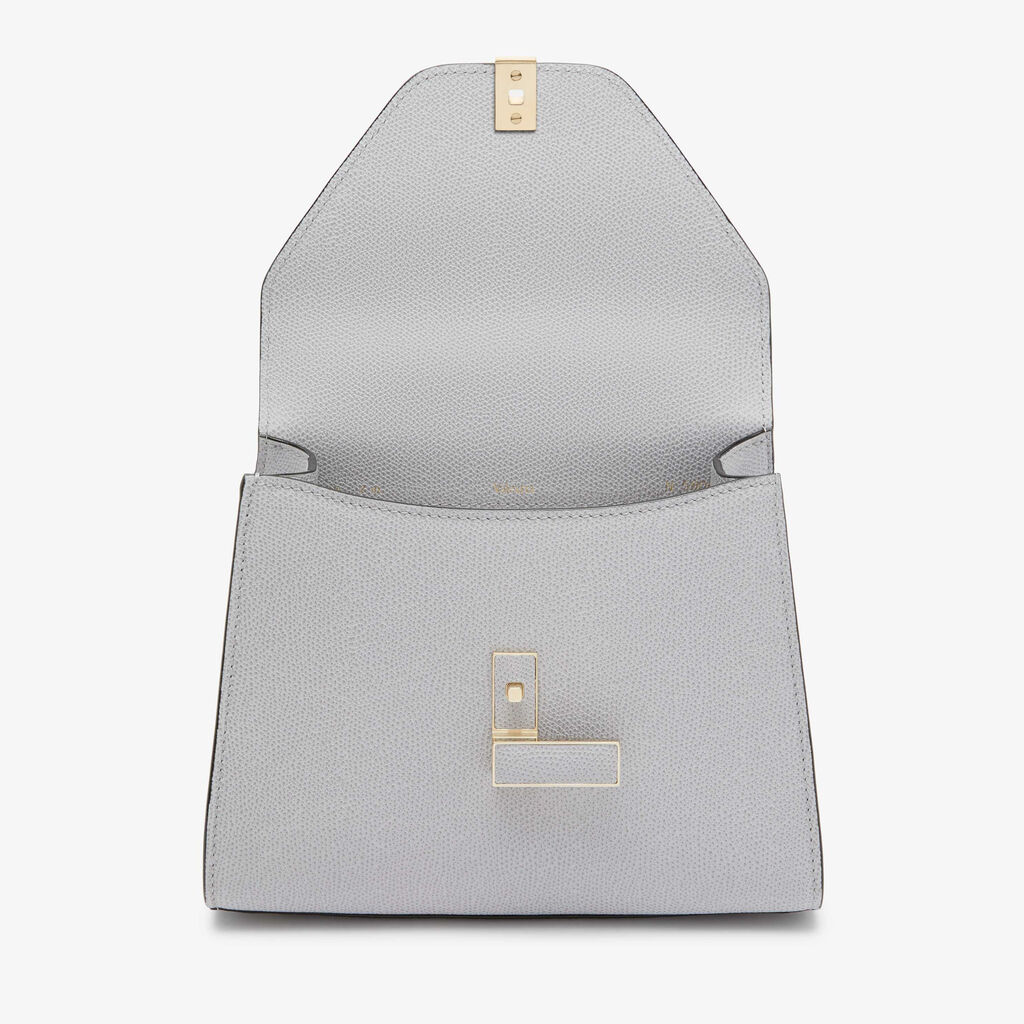 Iside Top handle mini bag - Stone Grey - Vitello VS - Valextra - 8