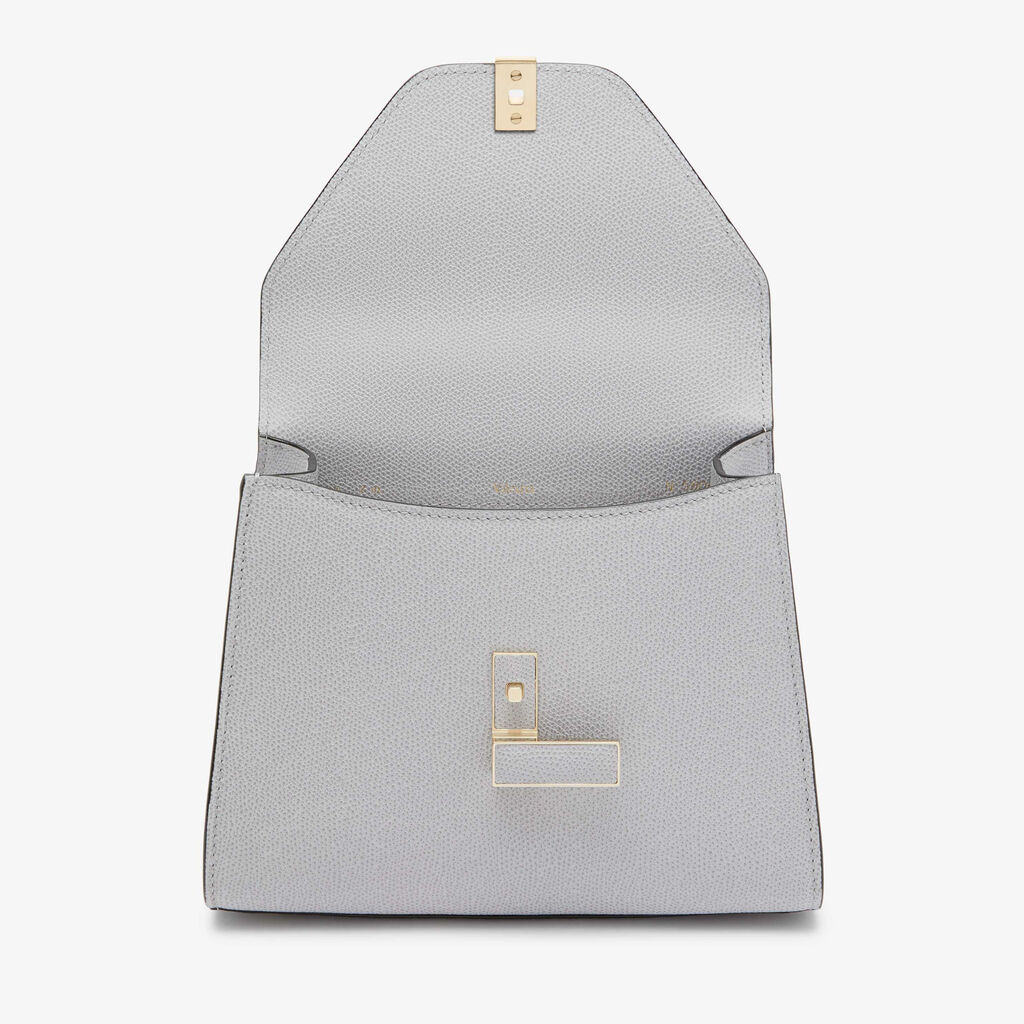 Borsa a Mano Iside Mini - Grigio Sasso - Vitello VS - Valextra - 8