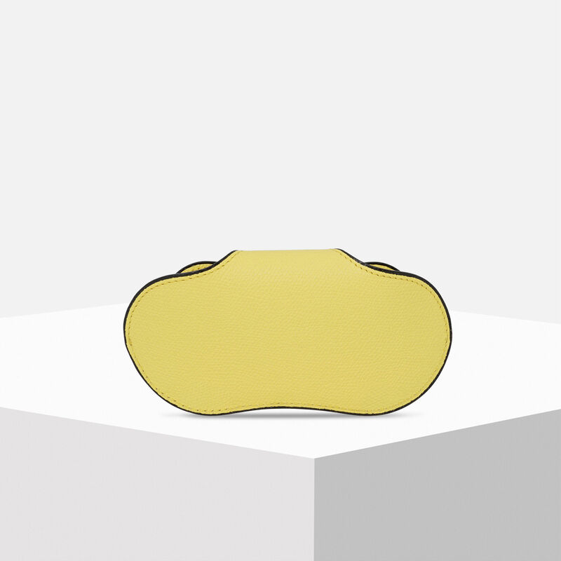 Glasses Case - Yellow - Millepunte calf leather - Valextra - 3