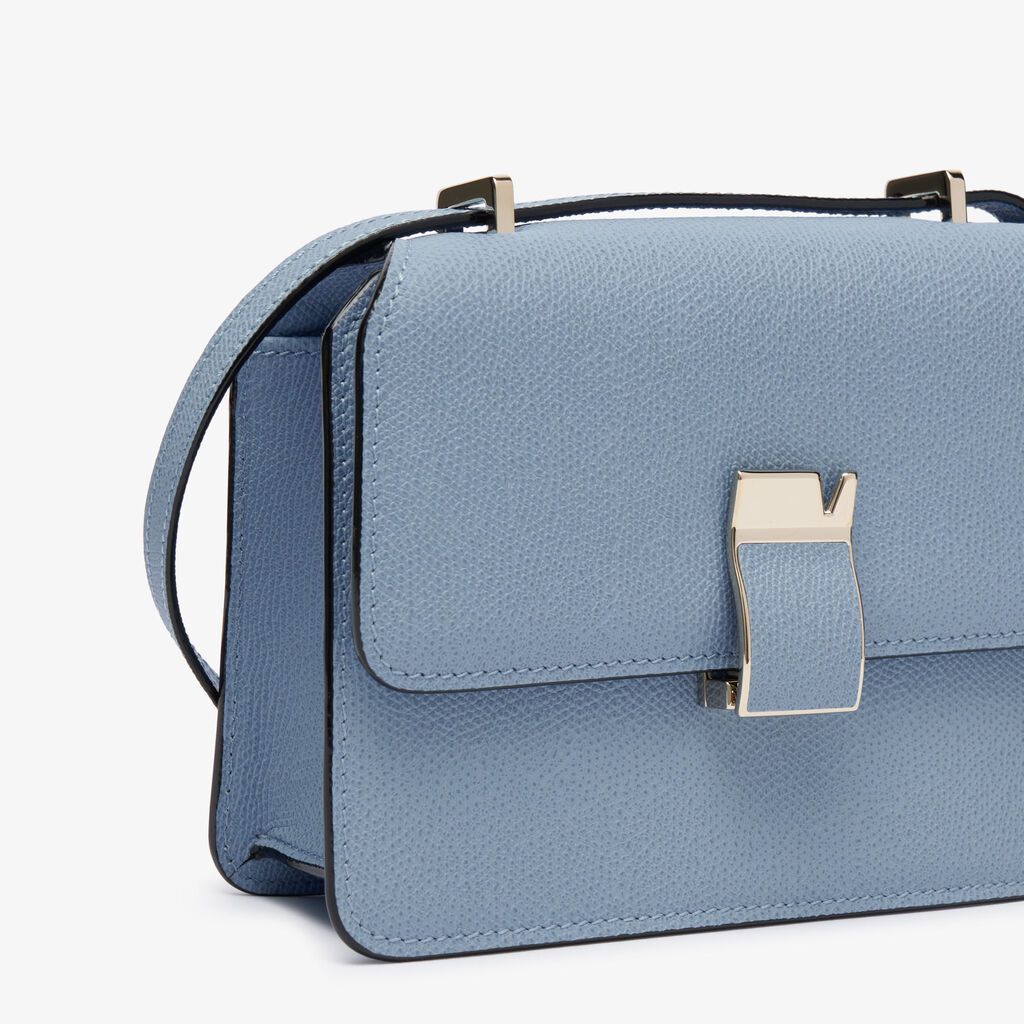 Nolo Crossbody Mini Bag - Shirt Blue - Vitello VS - Valextra - 2