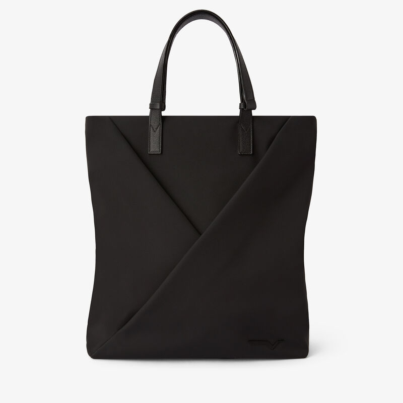 Assoluto Tote Bag - Black - Econyl - Rigenerated nylon fiber - Valextra - 1