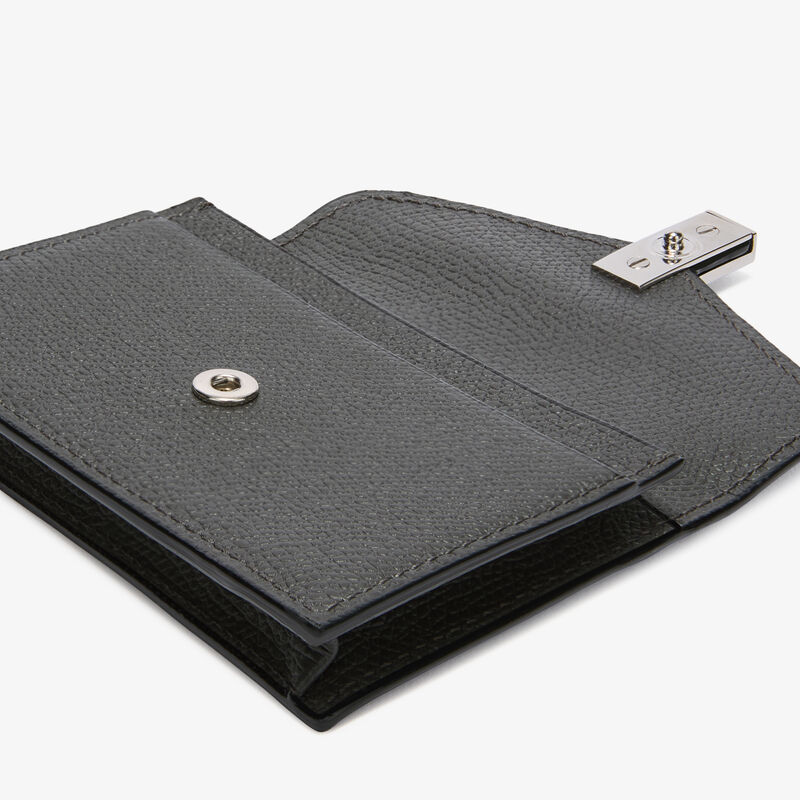Iside Card Holder - Smokey Grey - Millepunte calf leather - Valextra - 2