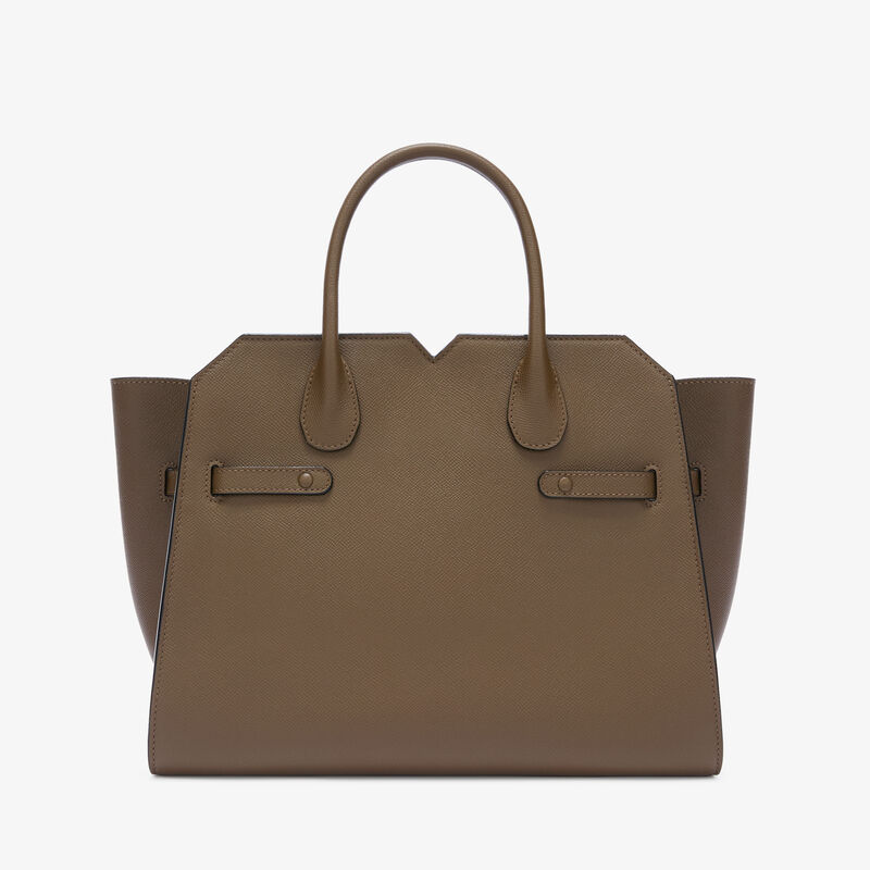 Milano Two Handles Medium Bag -  - Millepunte Soft calf leather - Valextra - 6