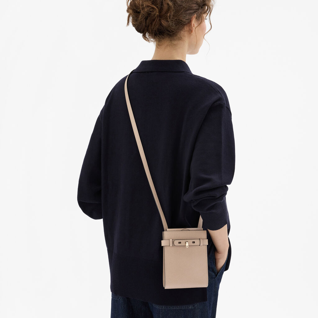 Brera B-Tracollina Slim Crossbody Micro Bag - - Vitello VS - Valextra - 2