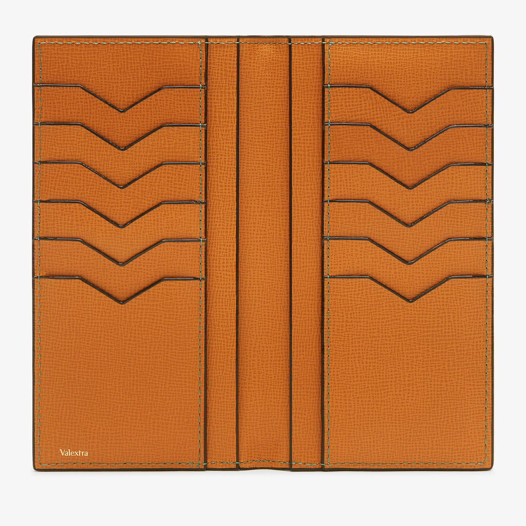 Vertical Wallet 12Cc - Havana Brown - Cuoio VL - Valextra - 4