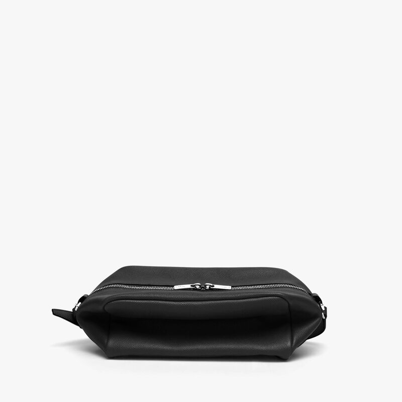 Origami Crossbody Medium Bag - Black - Millepunte Soft calf leather - Valextra - 1