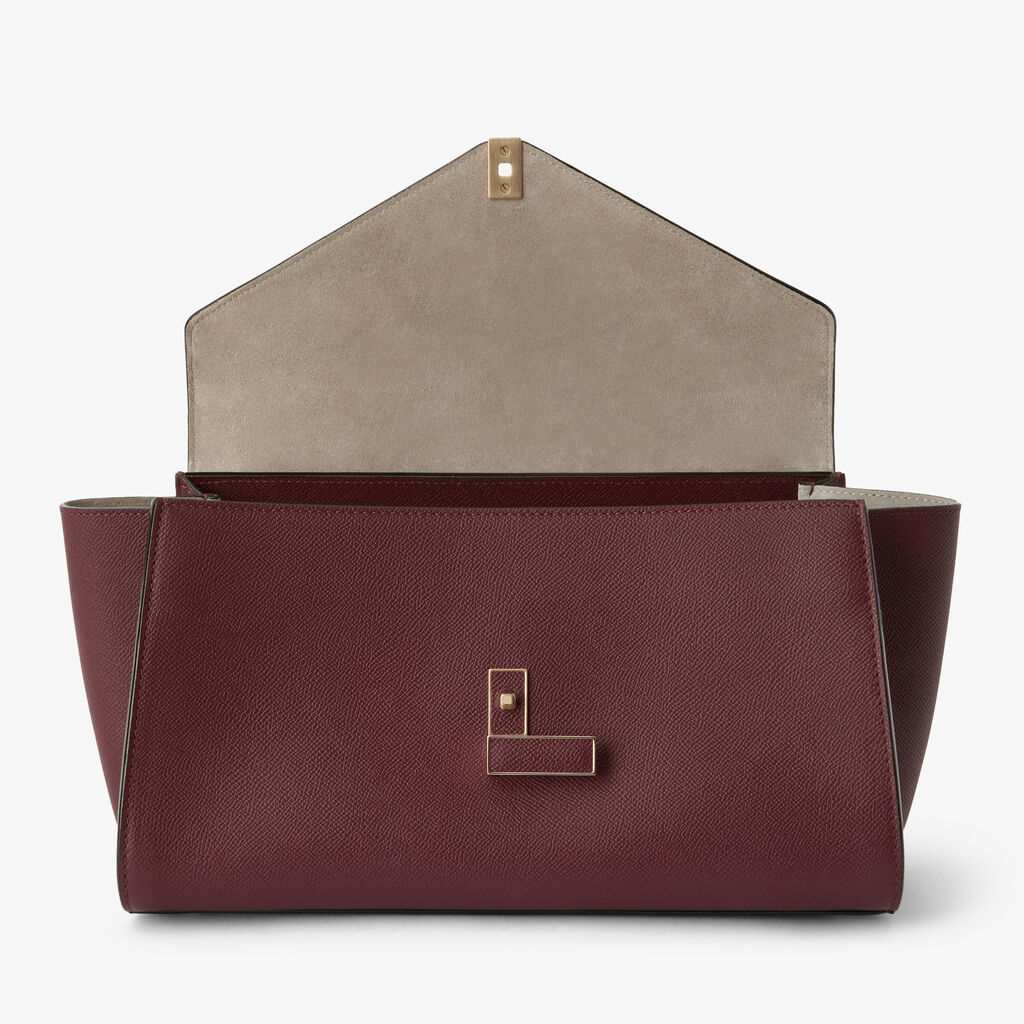 Iside Editor Top Handle Medium Bag - - Millepunte Soft calf leather - Valextra - 7