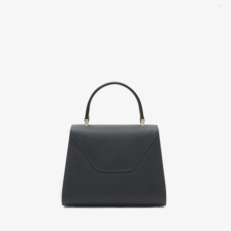 Iside Top handle mini bag - Night Blue - Millepunte calf leather - Valextra - 6
