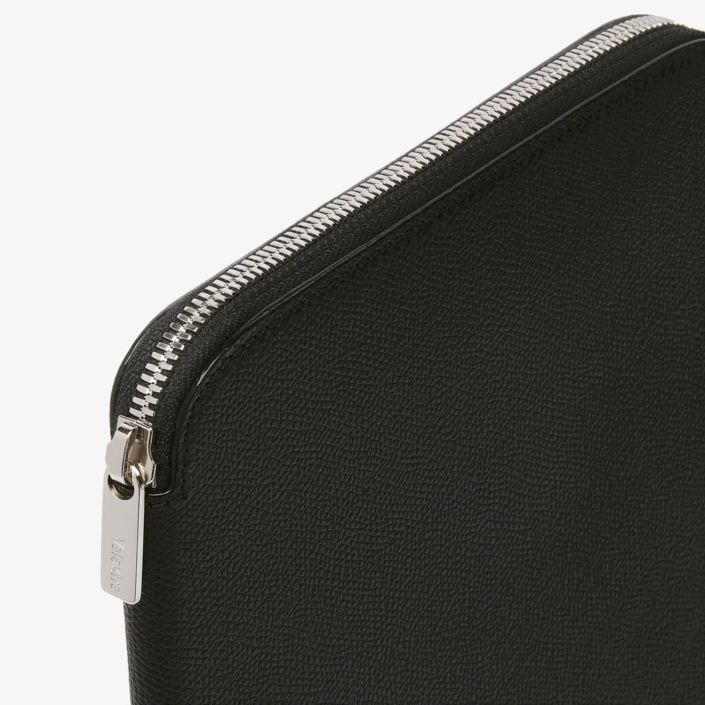 Zip Around Writing Folder A5 - Black - Vitello VS - Valextra - 3