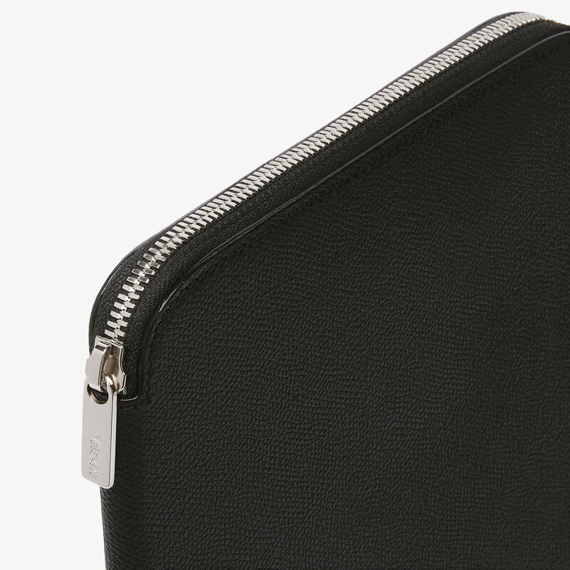 Zip Around Writing Folder A5 - Black - Millepunte calf leather - Valextra - 3