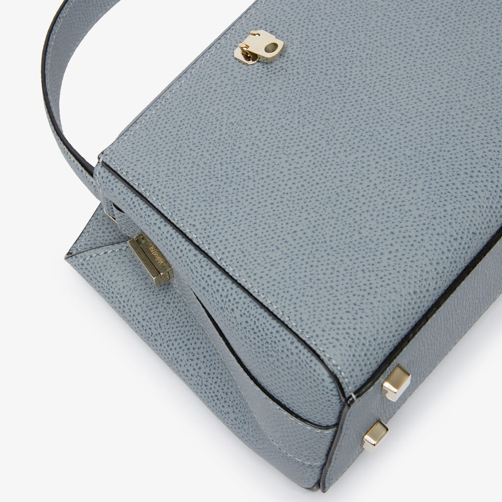 Brera crossbody micro bag - Niagara Blue - Vitello VS - Valextra - 4