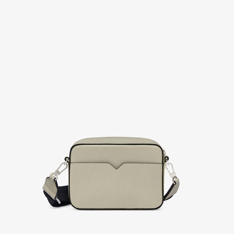 V-line Reporter Mini Bag - Linen Grey - Millepunte calf leather - Valextra - 4