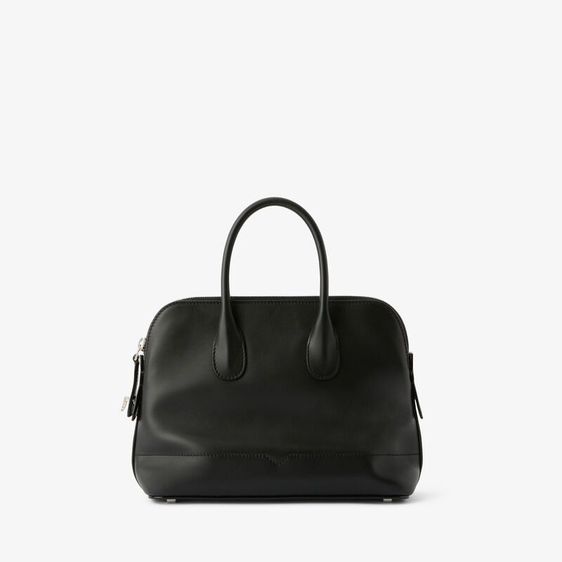 MyLogo Sublime Bowling Mini Bag - Black - Sublime smooth leather - Valextra - 7