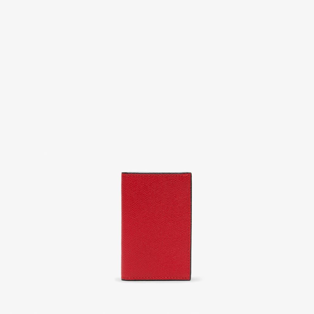 Card Case Onda - Red - Vitello VS - Valextra - 1