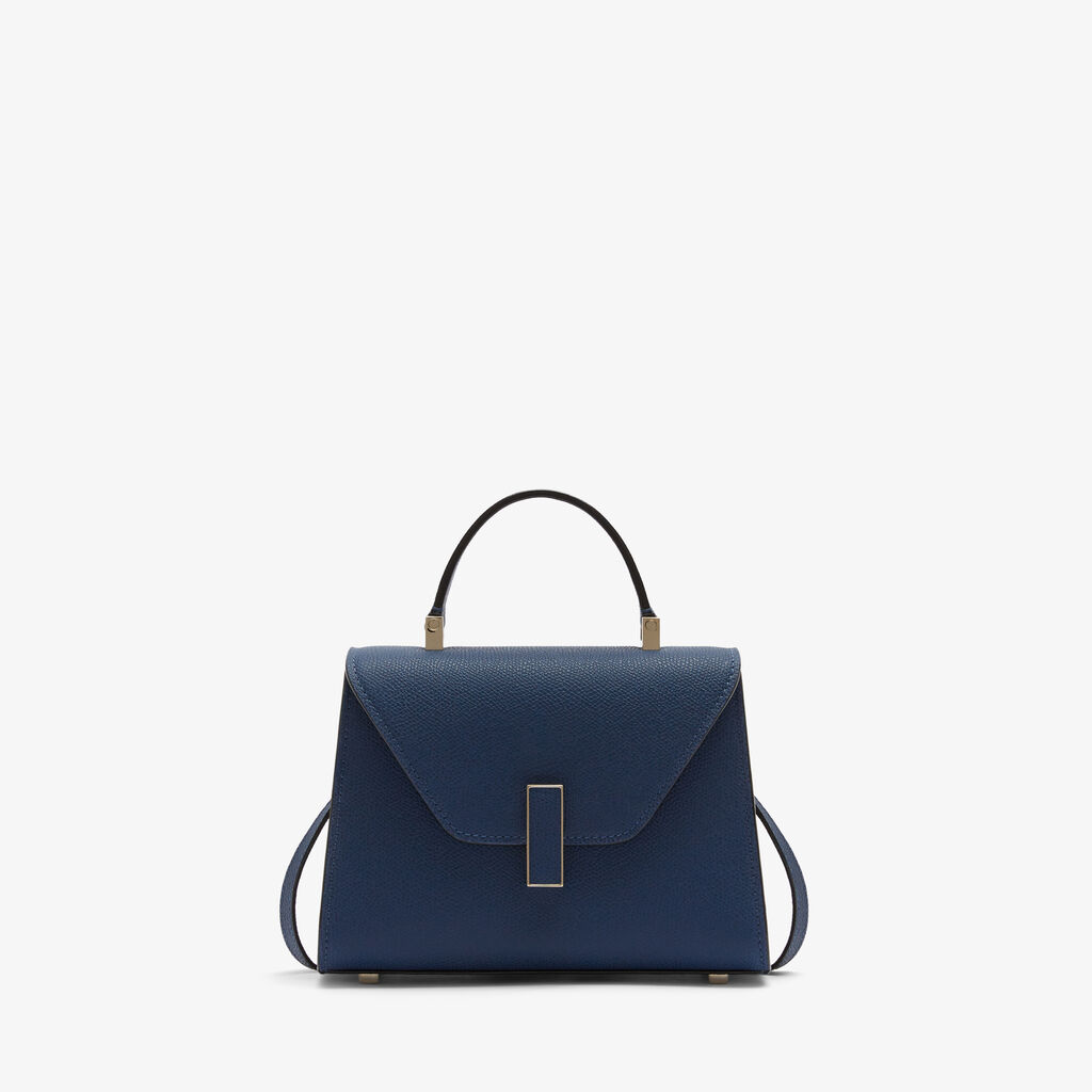 Valextra Borsa a tracolla Donna in Pelle Blu Zaffiro | Valextra Iside