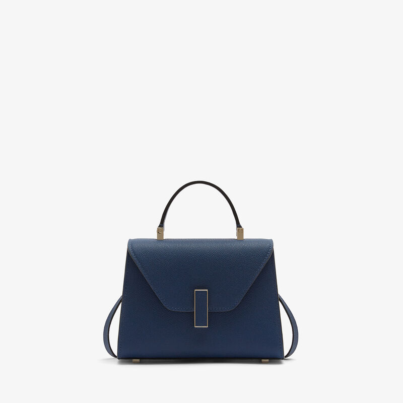Iside Crossbody Micro Bag - Sapphire Blue - Millepunte calf leather - Valextra - 1