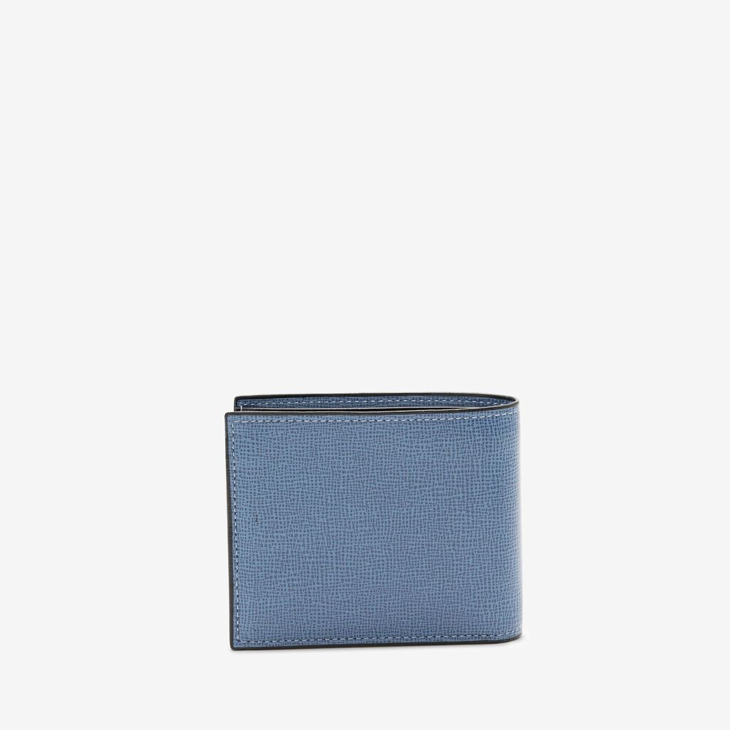 Bifold Wallet 6 Cc - Cobalt Blue - Cuoio VL - Valextra - 2
