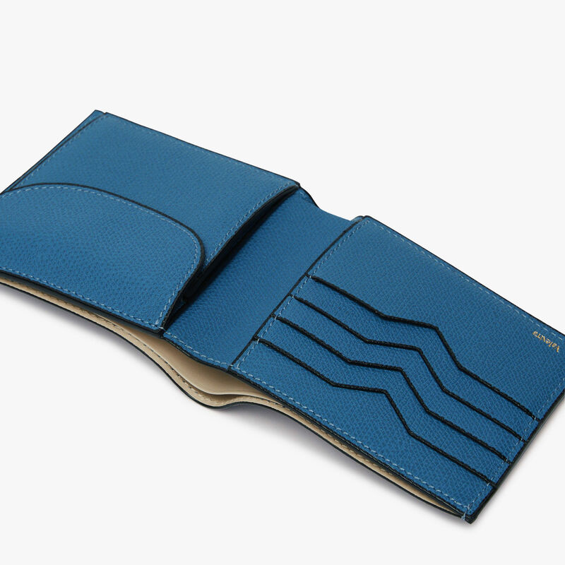 Wallet 4Cc With Coin Holder - Cobalt Blue - Millepunte calf leather - Valextra - 2