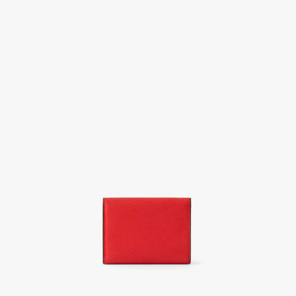 Iside Fold Wallet - Crimson Red - Vitello VS - Valextra - 4