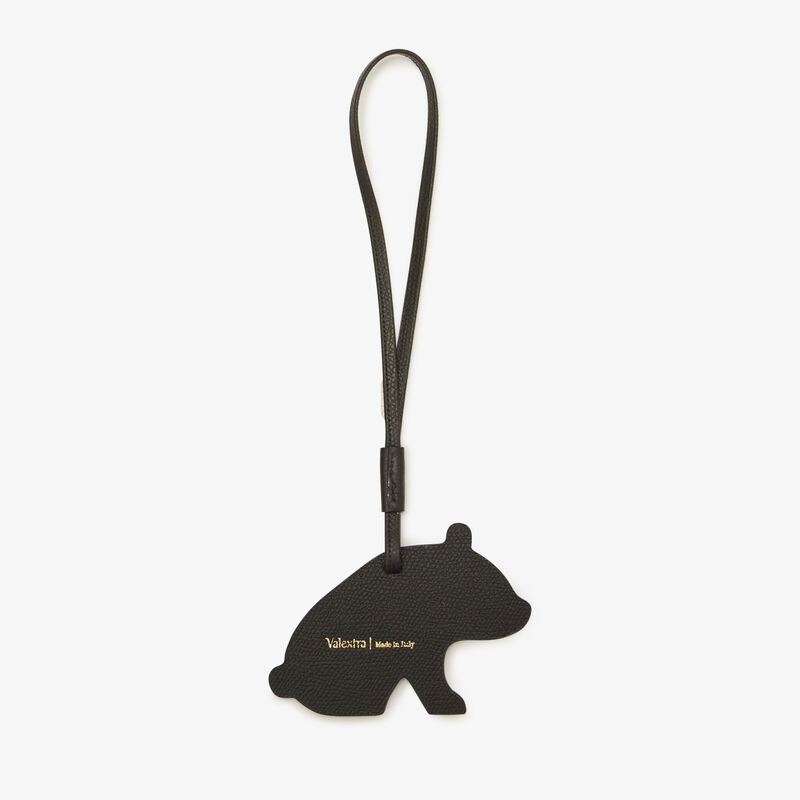Panda Charm - Pergamena White/Black - Millepunte calf leather - Valextra - 2
