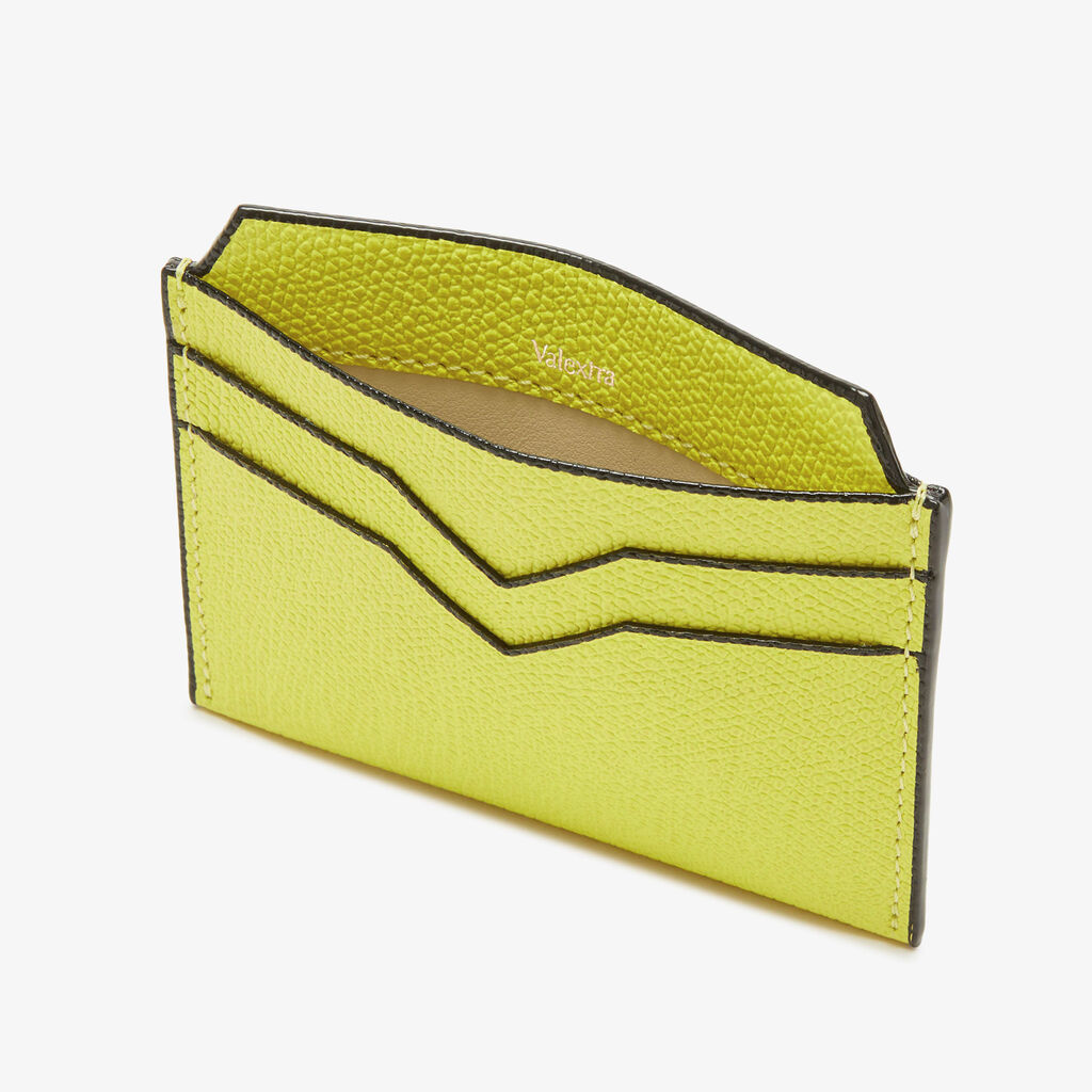 4CC Card Case - Citrine Yellow - Vitello VS - Valextra - 2