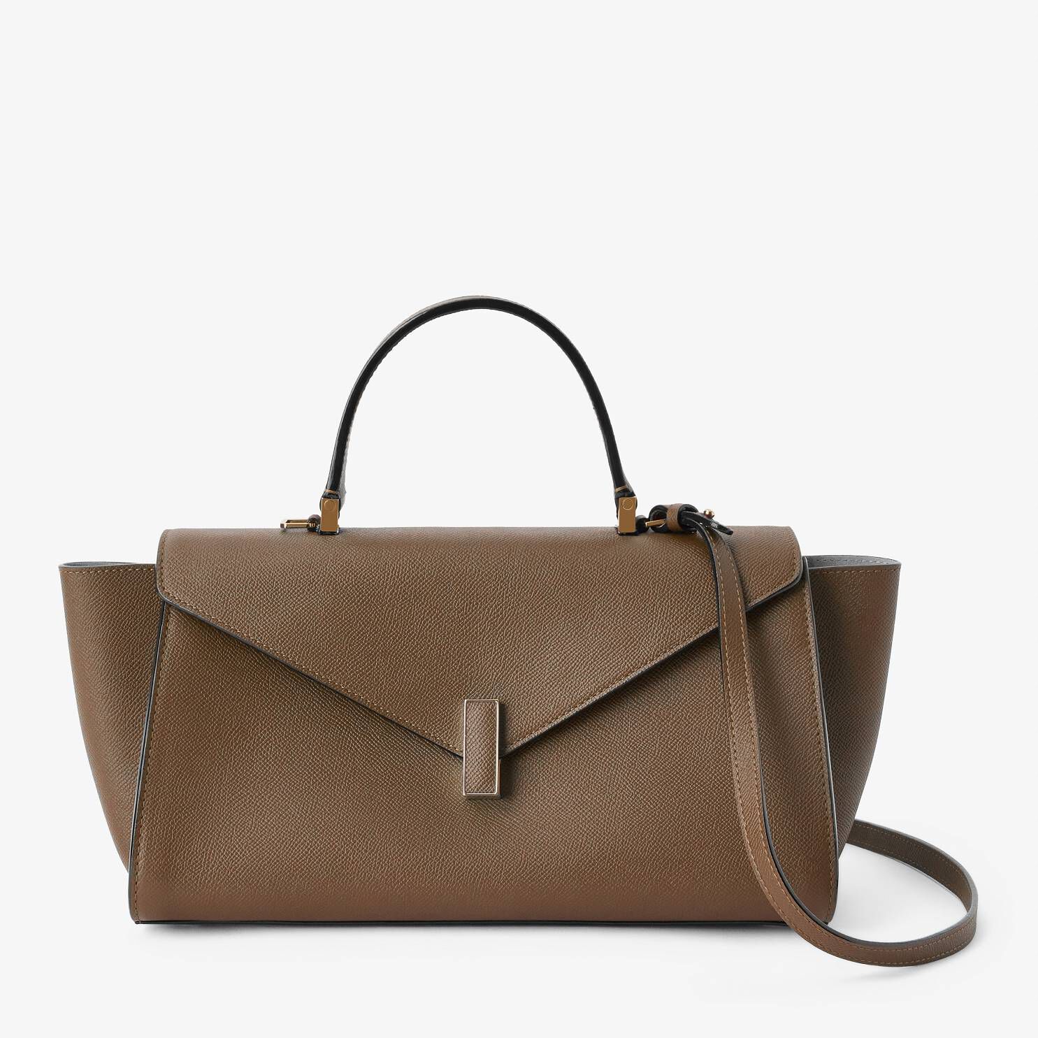 【R ୨୧ ⑅ 】　Valextra ヴァレクストラ イジィデ Iside structured top handle handbags, evening bags | Valextra