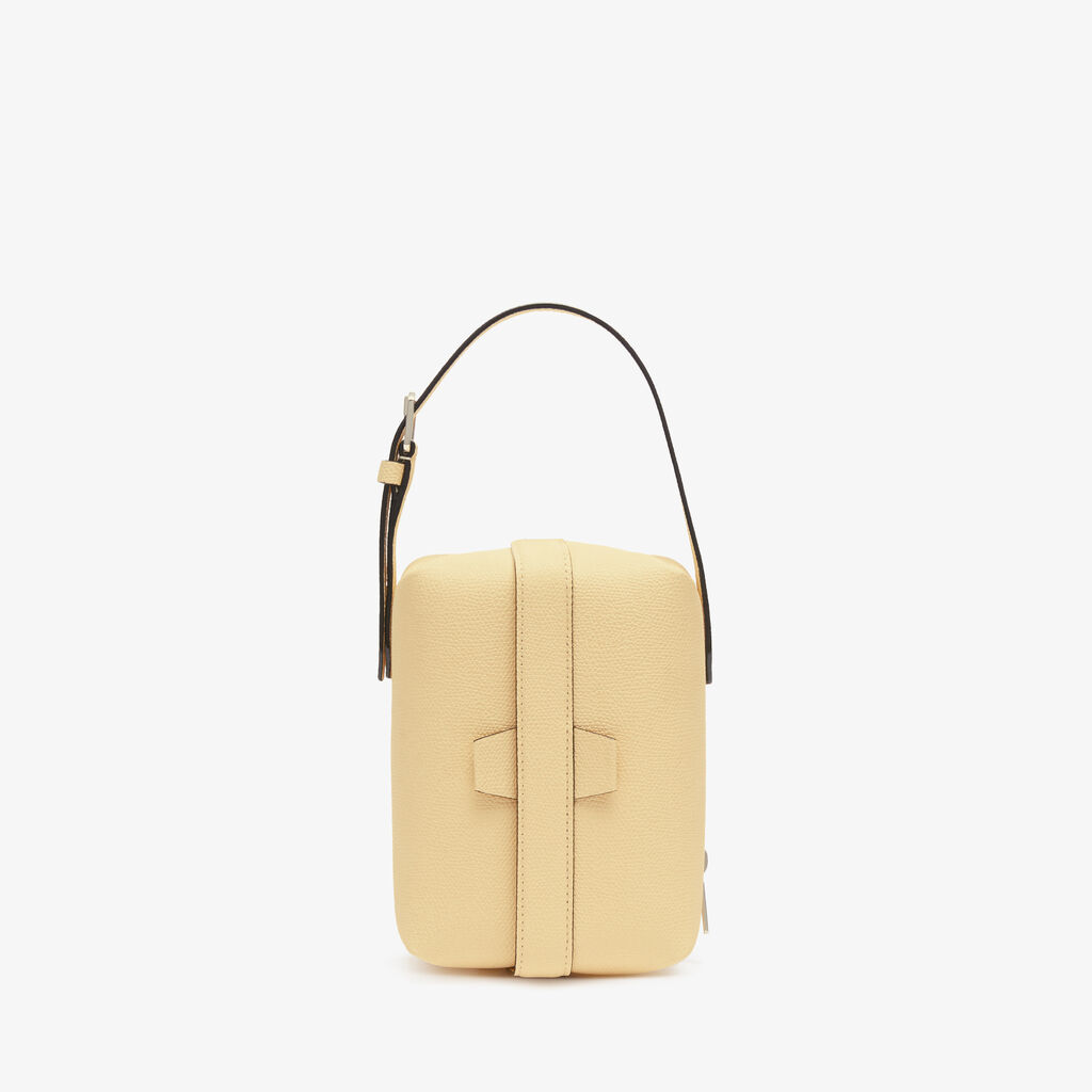 Tric Trac Bag - Cream Yellow - Vitello VS - Valextra - 4