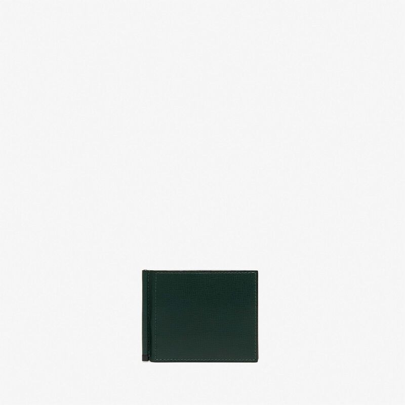 Simple Grip - Valextra Green - Pavè calf leather - Valextra - 1