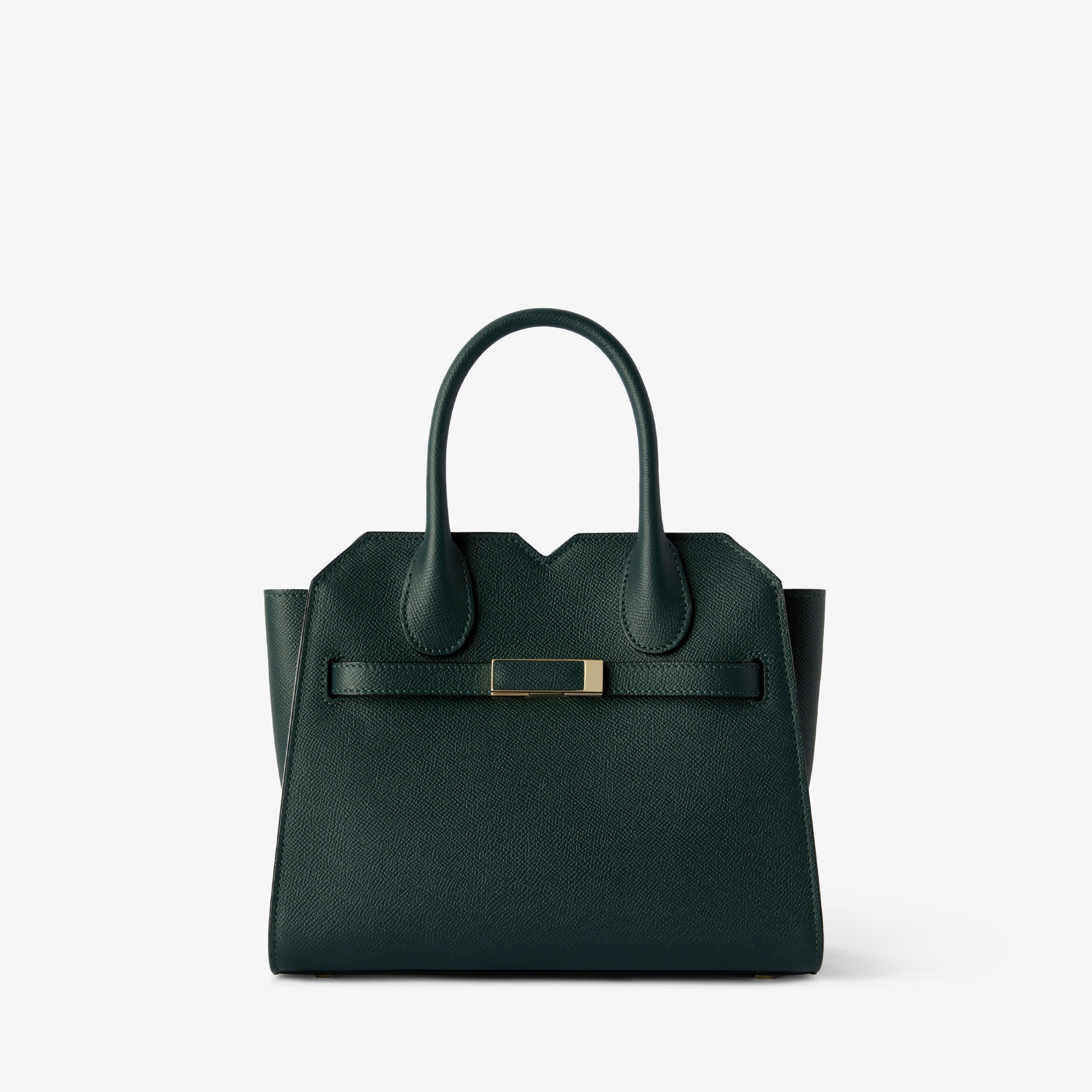 Women's Green Luxury Leather Two Handles Mini Bag | Valextra