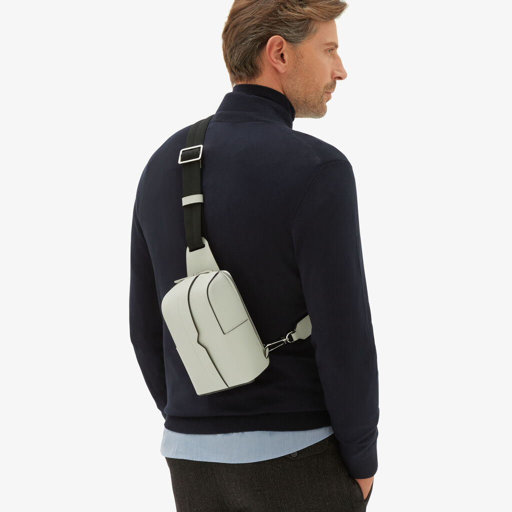 V-line One Shoulder Mini Backpack - Off White - Vitello VS - Valextra - 2