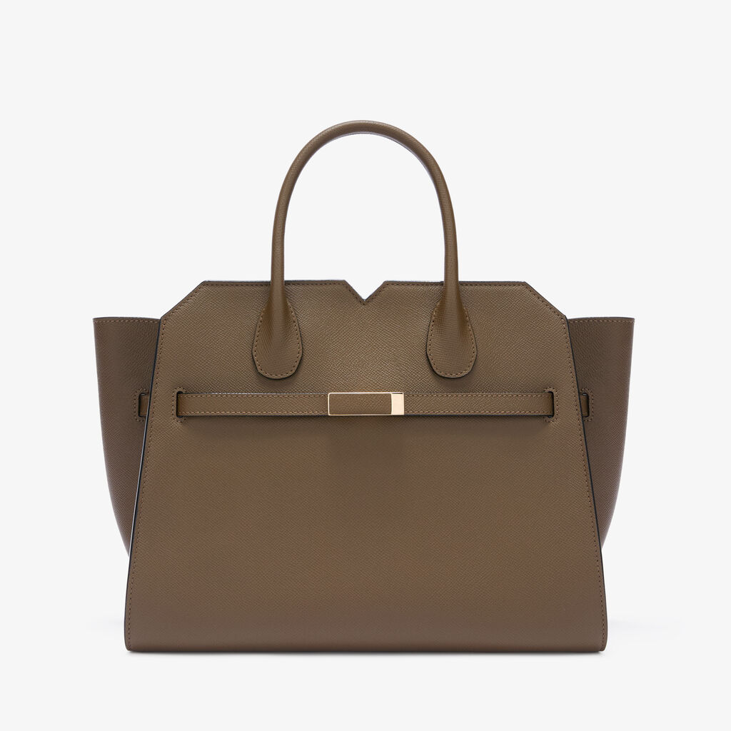 Milano Two Handles Medium Bag -  - Millepunte Soft calf leather - Valextra - 1