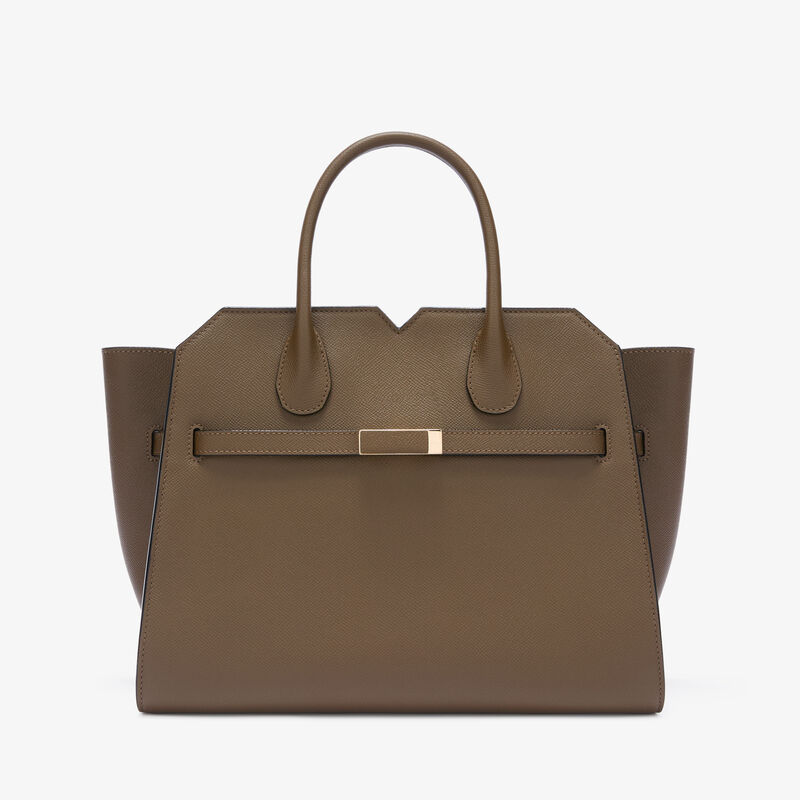 Milano Two Handles Medium Bag -  - Millepunte Soft calf leather - Valextra - 1