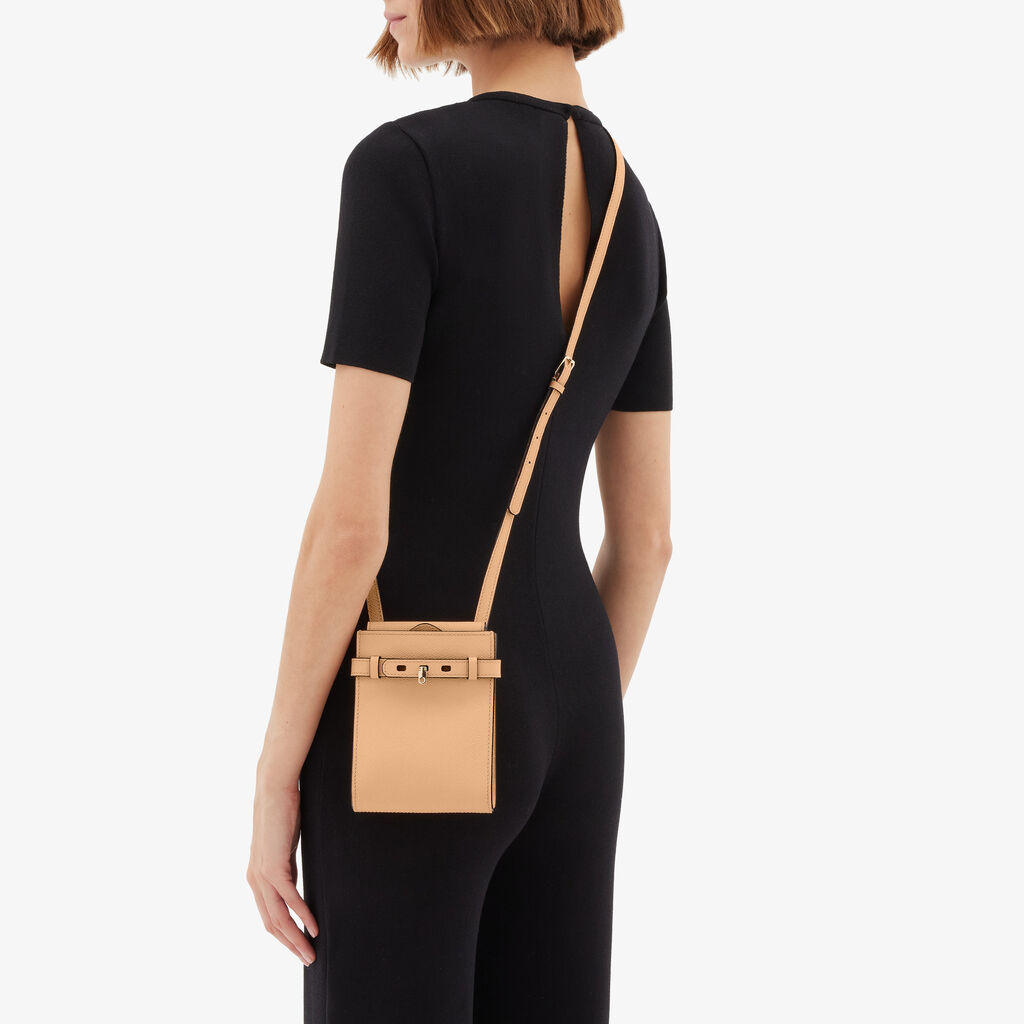 Brera B-Tracollina Slim Crossbody Micro Bag -  - Vitello VS - Valextra - 2