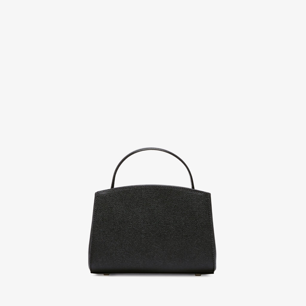 Brera crossbody micro bag - Black - Vitello VS - Valextra - 5