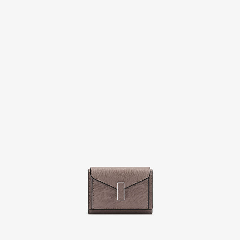 Iside Compact Wallet With Coin Holder -  - Vitello VS - Valextra - 1