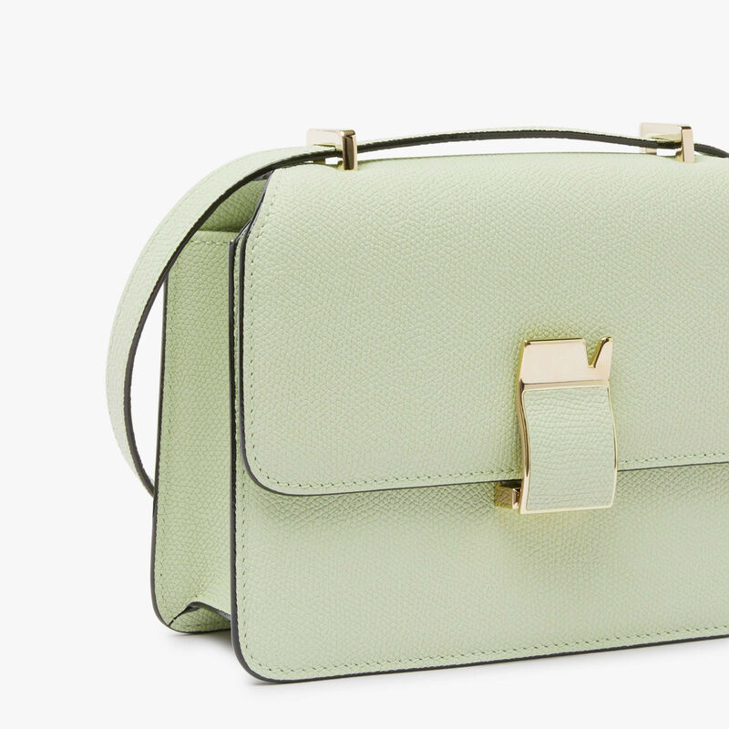 Nolo Crossbody Mini Bag - Mint Green - Vitello VS - Valextra - 3