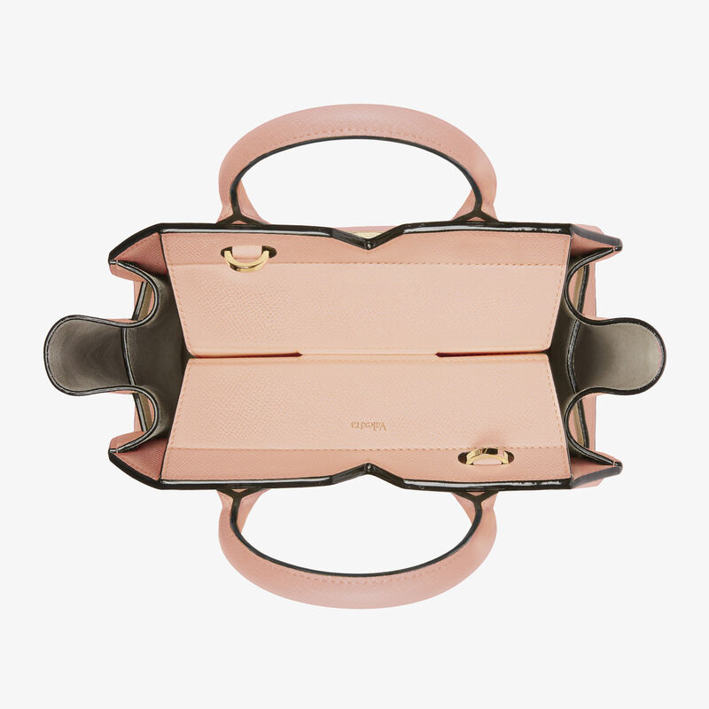 Milano Two Handles Mini Bag - Bonne Mine Pink - Millepunte Soft calf leather - Valextra - 8