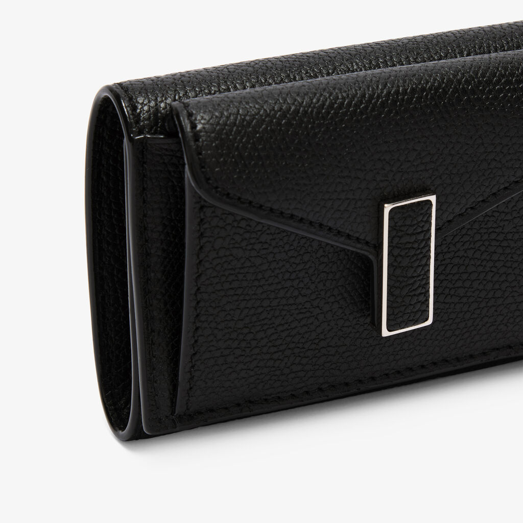 Iside Compact Wallet With Coin Holder -  - Vitello VS - Valextra - 2